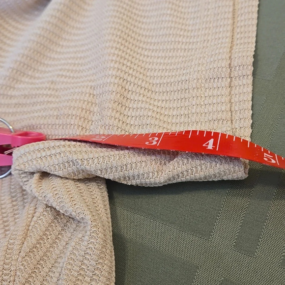 Dressin 2pc Ribbed Fabric Racerback Crop Top & Shorts / Drawstring Women size XL - Picture 9 of 14